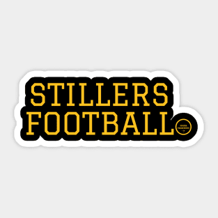 Stillers Football - Gold Sticker